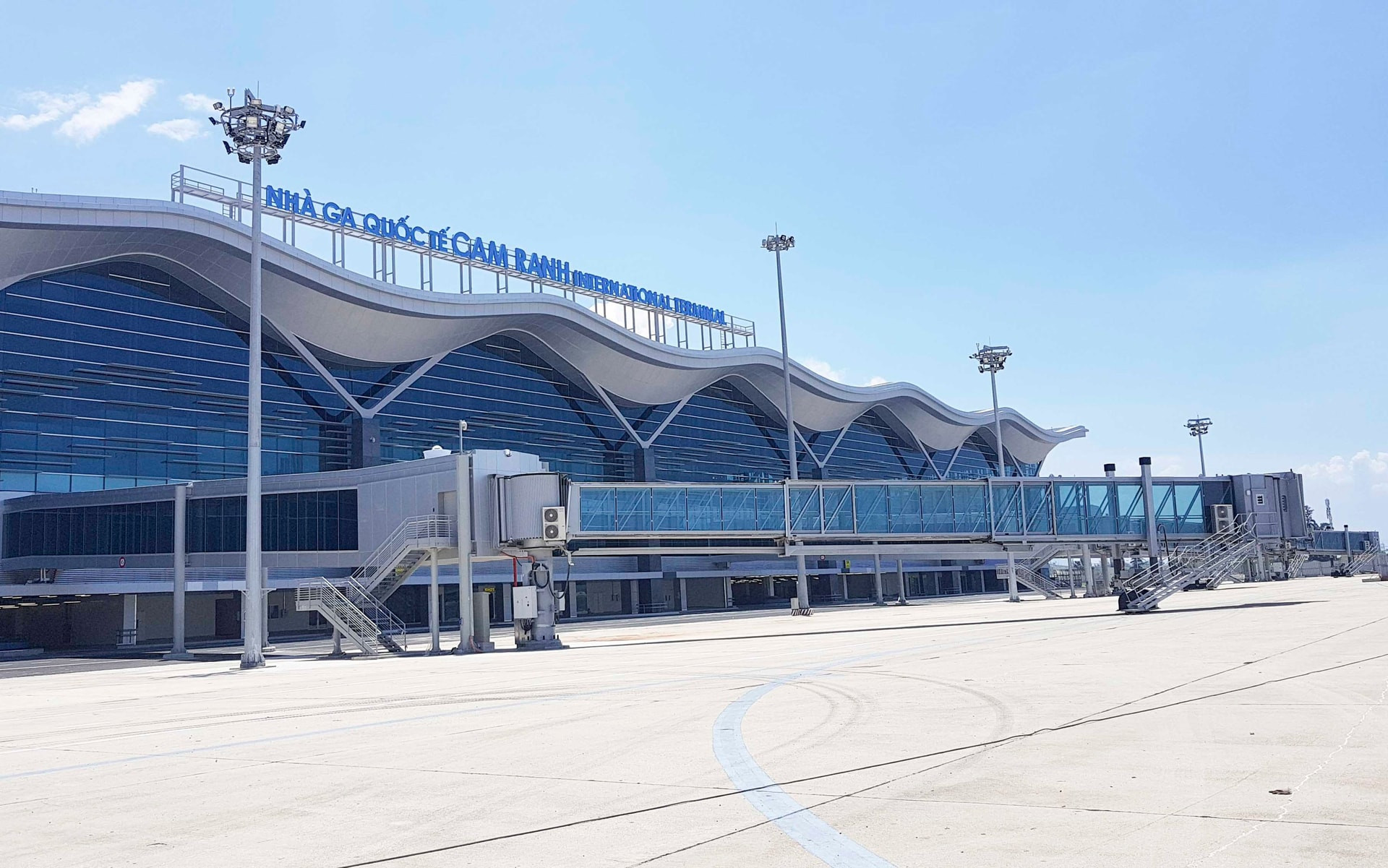 Khu vực nhà ga hành khách tại Cảng hàng không quốc tế Cam Ranh