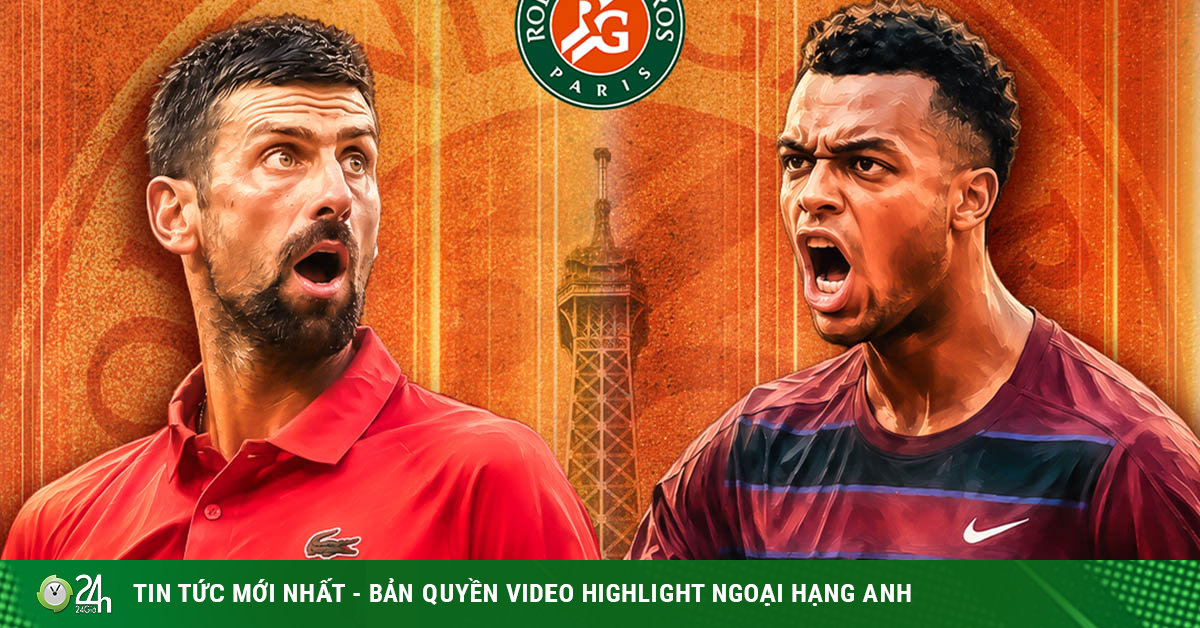 Novak Djokovic chuẩn bị cho trận đấu mở màn tại Roland Garros