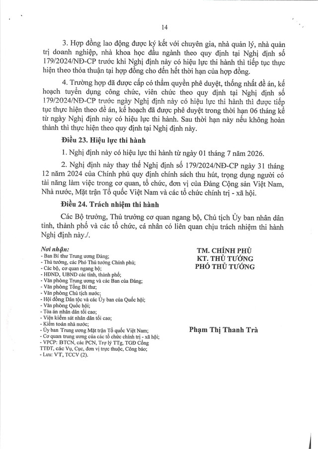 TOÀN VĂN: Dự thảo Nghị định Quy định chính sách thu hút, trọng dụng người có tài năng- Ảnh 12.