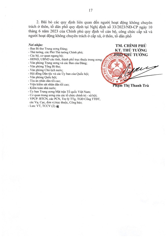 TOÀN VĂN: Nghị định 185/2026/NĐ-CP quy định về tổ chức, hoạt động của thôn, tổ dân phố; chính sách với người hoạt động không chuyên trách ở thôn, tổ dân phố- Ảnh 17.