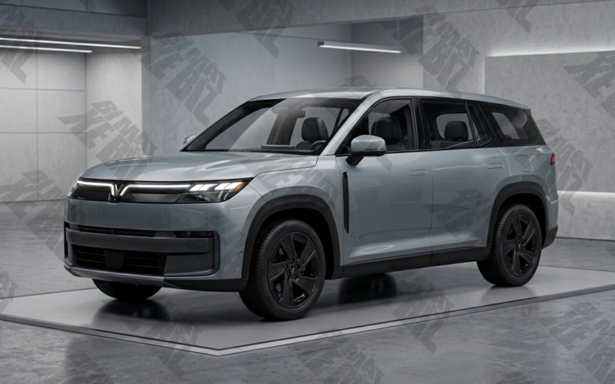 Thiết kế bo tròn hiện đại của mẫu SUV điện VinFast đầu tiên