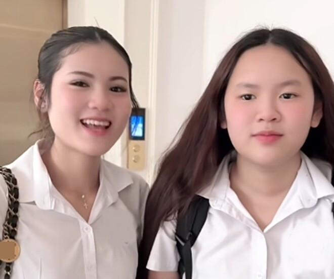 2 con gái sinh đôi của Hoa hậu Phương Lê có tính cách trái ngược nhau.