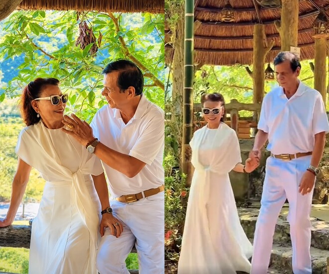 Bố mẹ ruột của Hồ Ngọc Hà luôn tình cảm khiến nhiều người ngưỡng mộ.