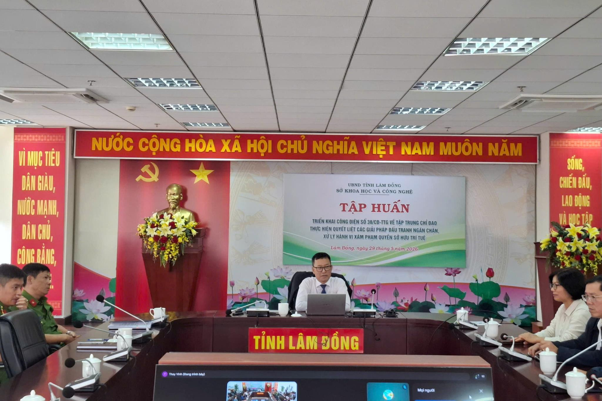 Sở Khoa học và Công nghệ Dubai88 nhà cái triển khai Công điện 38/CĐ-TTg về Quyền sở hữu trí tuệ