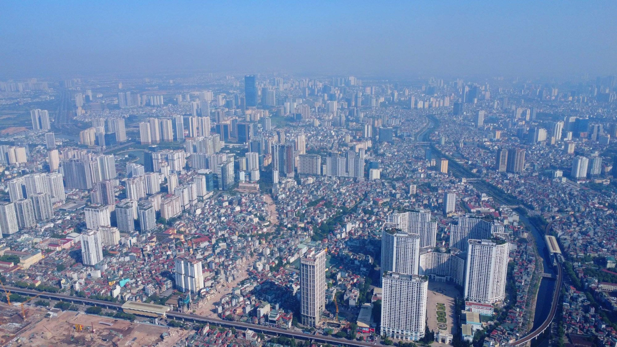 Mặt bằng dự án Vành đai 2,5 đoạn qua phường Thanh Xuân đã được bàn giao