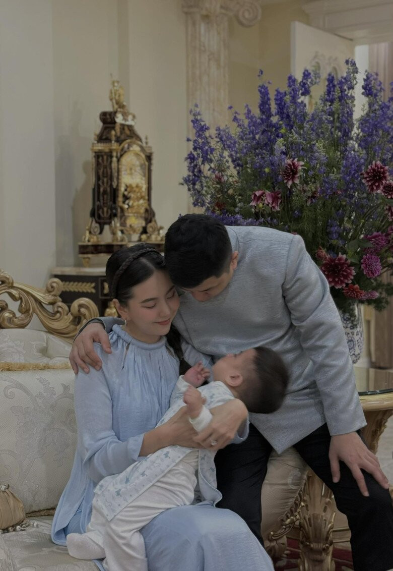 MC Mai Ngọc và gia đình tại Bắc Ninh.