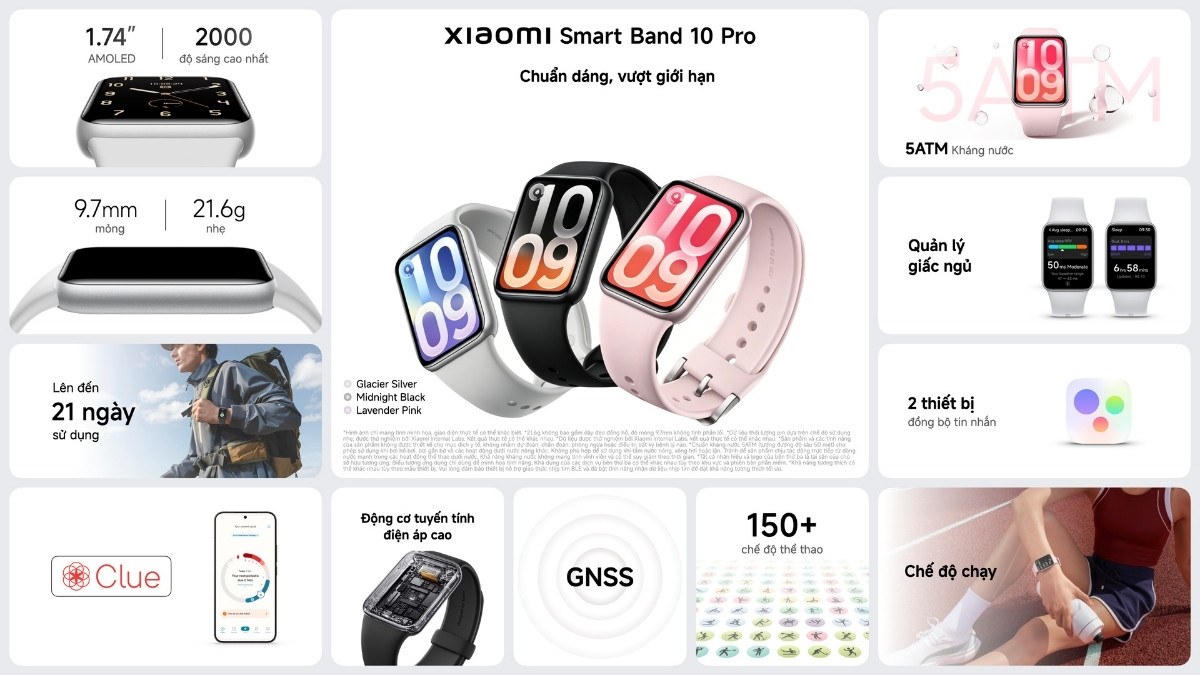Xiaomi Smart Band 10 Pro phiên bản vỏ gốm