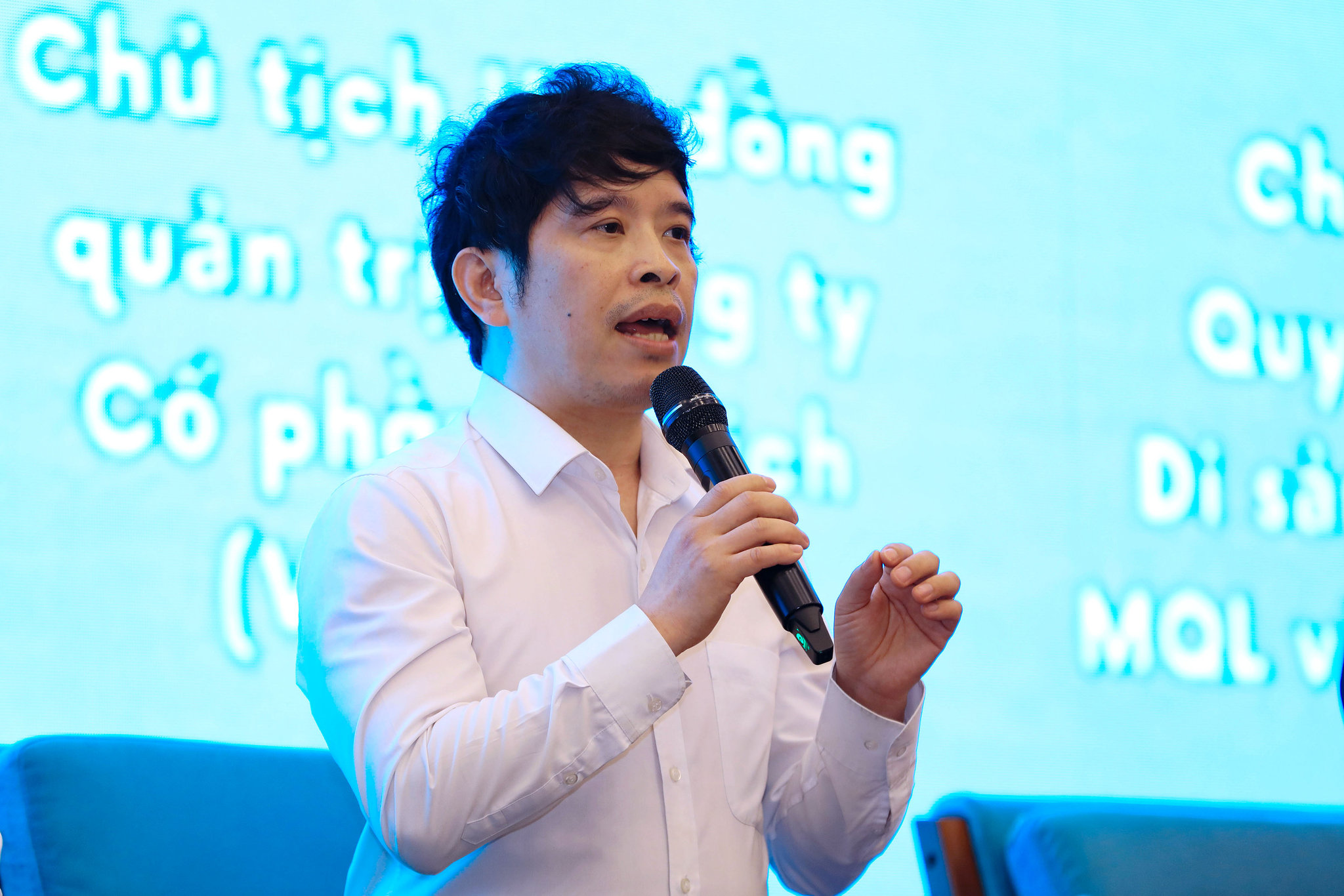 5. Prof. Madya Dr. Nguyen Dinh Tho, Timbalan Pengarah Institut Strategi dan Dasar Pertanian dan Alam Sekitar, berkongsi pendapat di bengkel tersebut.