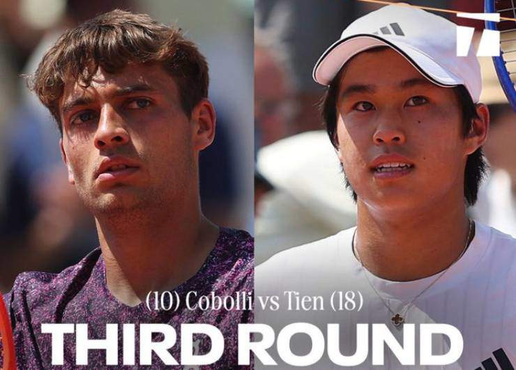 Tay vợt Learner Tien sẵn sàng tạo nên bất ngờ tại vòng 3 Roland Garros 2026