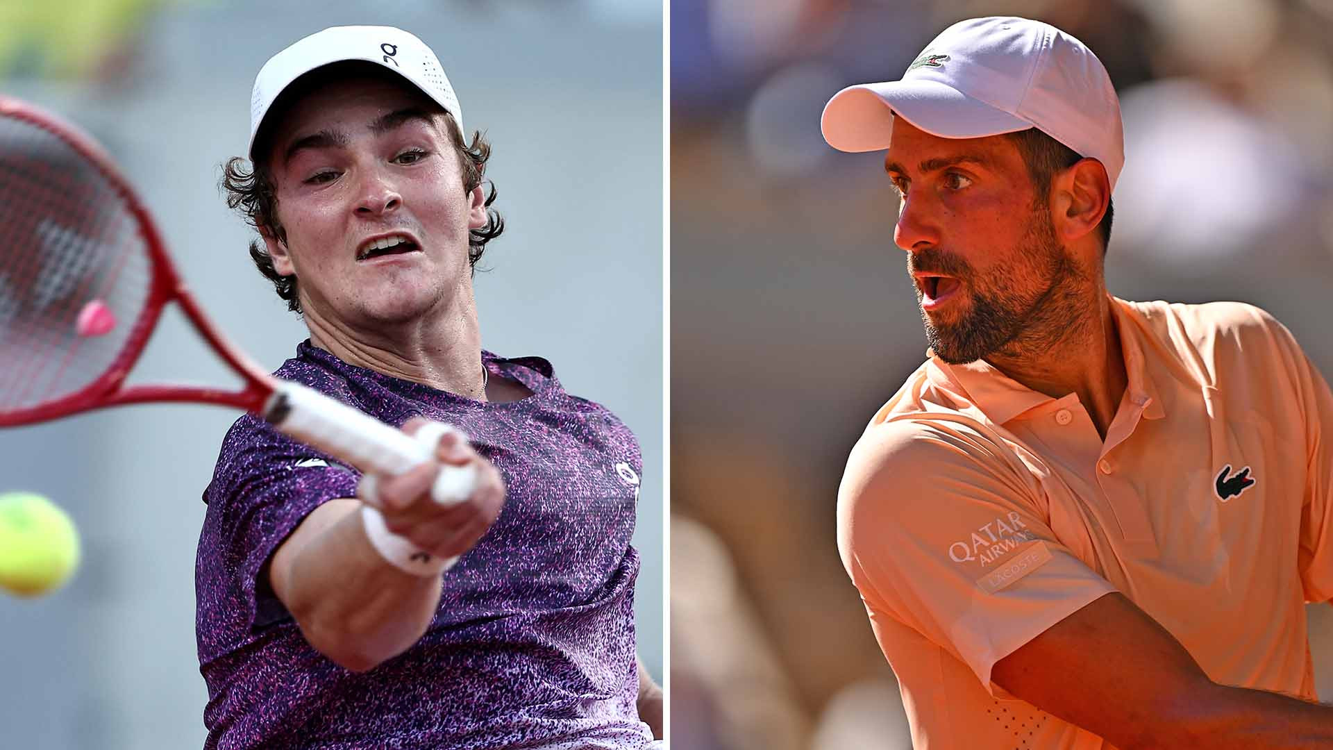 Joao Fonseca đánh bại Novak Djokovic sau 5 set kịch tính tại Roland Garros
