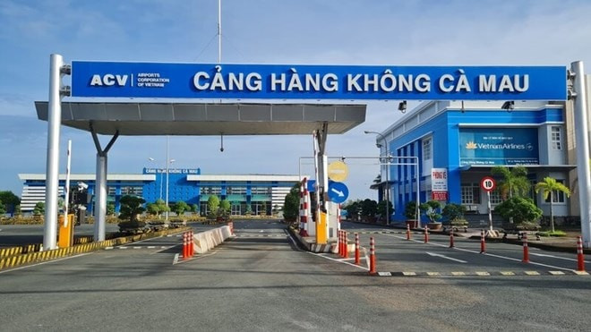 Phối cảnh dự án sân bay Cà Mau sau khi hoàn thiện nâng cấp đường băng và nhà ga.