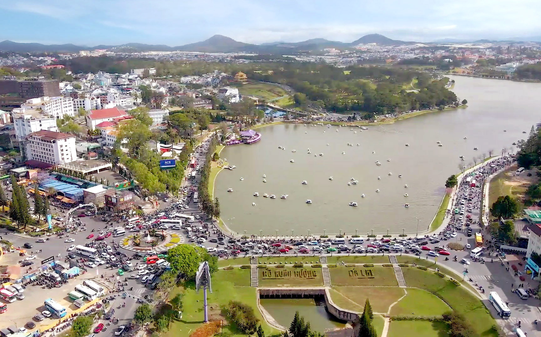 Khu vực trung tâm thành phố Đà Lạt
