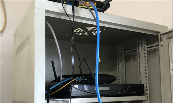 Metal obstructions can affect WiFi.