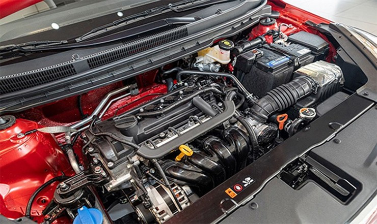 Động cơ Kappa 1.4L trên KIA Soluto nổi tiếng với khả năng tiết kiệm nhiên liệu