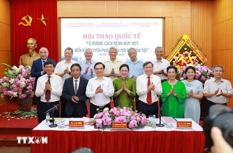 Các đại biểu dự hội thảo. (Ảnh: Khánh Hòa/TTXVN)