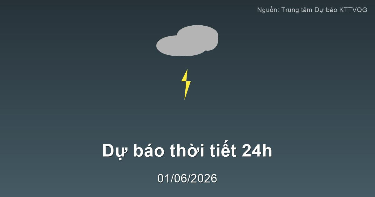Thời tiết đất liền 24h tới (02/06/2026): Bắc Bộ nắng nóng gay gắt, Nam Bộ mưa to