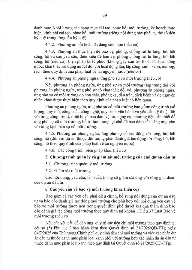Thông tư ban hành Điều lệ Công tác bảo vệ môi trường của Quân đội nhân dân Việt Nam- Ảnh 100.