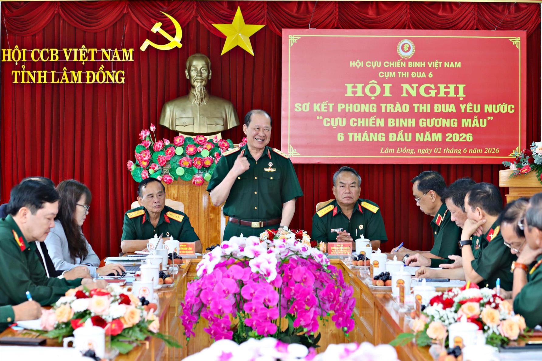 Cựu chiến binh Cụm thi đua số 6 phát huy vai trò gương mẫu