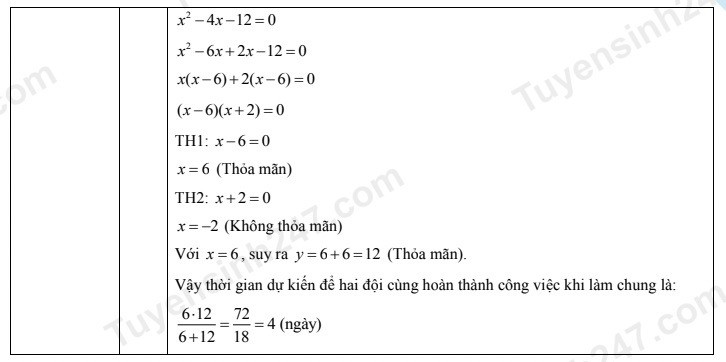 Đáp án, đề thi vào 10 môn Toán tại Tp.Hồ Chí Minh 6