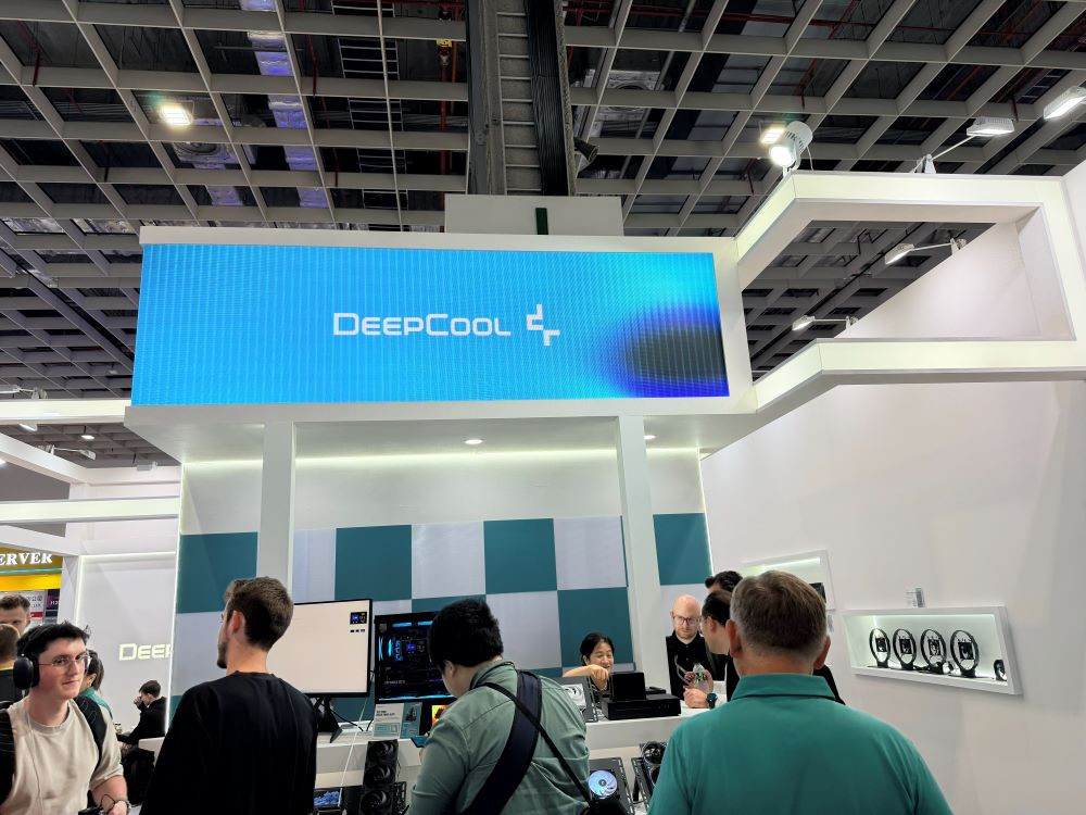 Gian hàng DeepCool tại trung tâm triển lãm Nangang Đài Bắc
