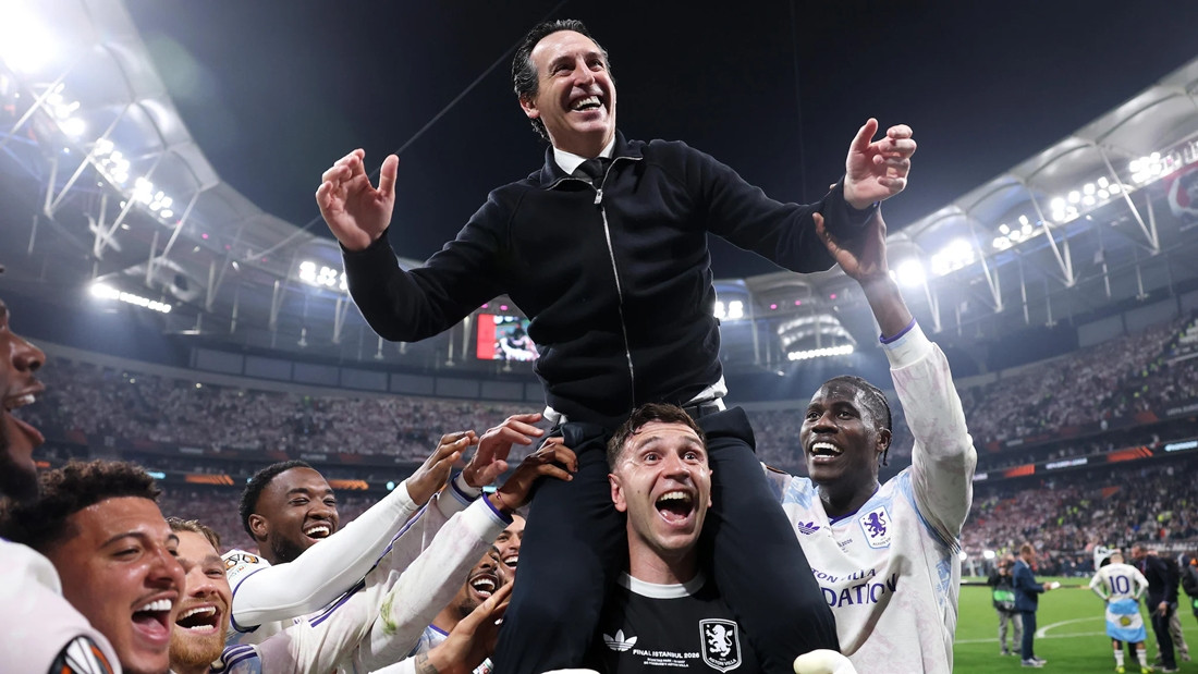 Chức vô địch UEFA Europa League cho thấy sức mạnh của Aston Villa dưới tay Unai Emery.
