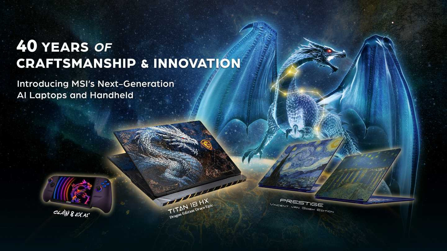 MSI ra mắt dàn siêu phẩm tại COMPUTEX 2026: Bước tiến công nghệ kỷ niệm 40 năm