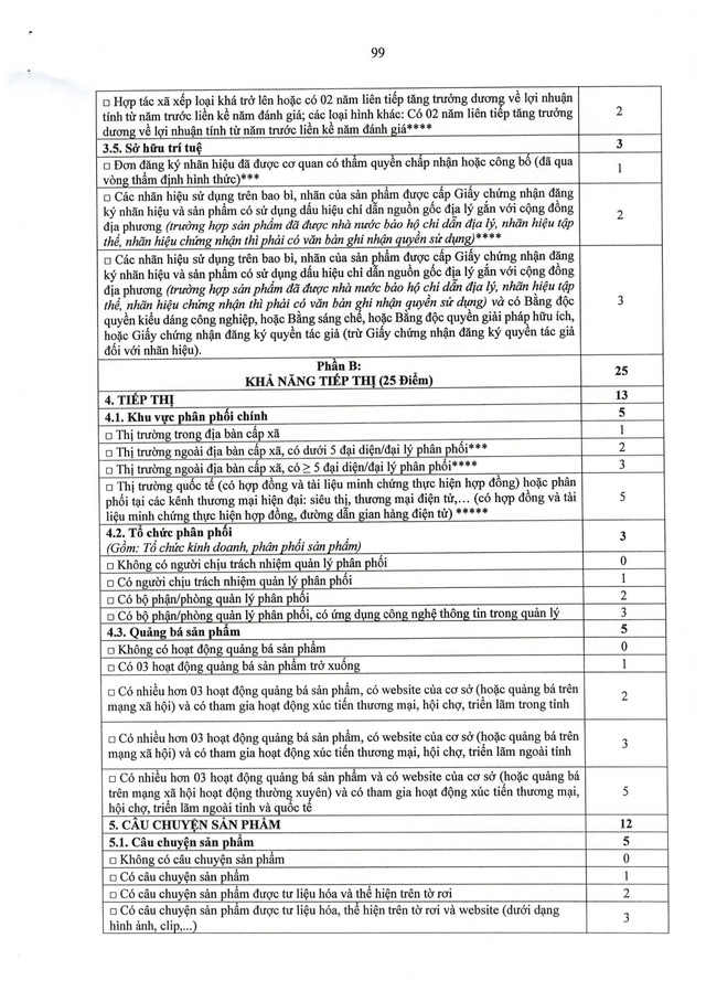 Quyết định số 26/2026/QĐ-TTg: Bộ tiêu chí và quy trình đánh giá, phân hạng sản phẩm OCOP- Ảnh 116. Quyết định số 26/2026/QĐ-TTg: Bộ tiêu chí và quy trình đánh giá, phân hạng sản phẩm OCOP- Ảnh 116.