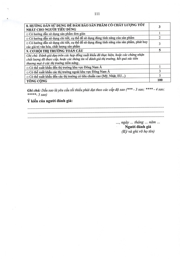 Quyết định số 26/2026/QĐ-TTg: Bộ tiêu chí và quy trình đánh giá, phân hạng sản phẩm OCOP- Ảnh 128. Quyết định số 26/2026/QĐ-TTg: Bộ tiêu chí và quy trình đánh giá, phân hạng sản phẩm OCOP- Ảnh 128.