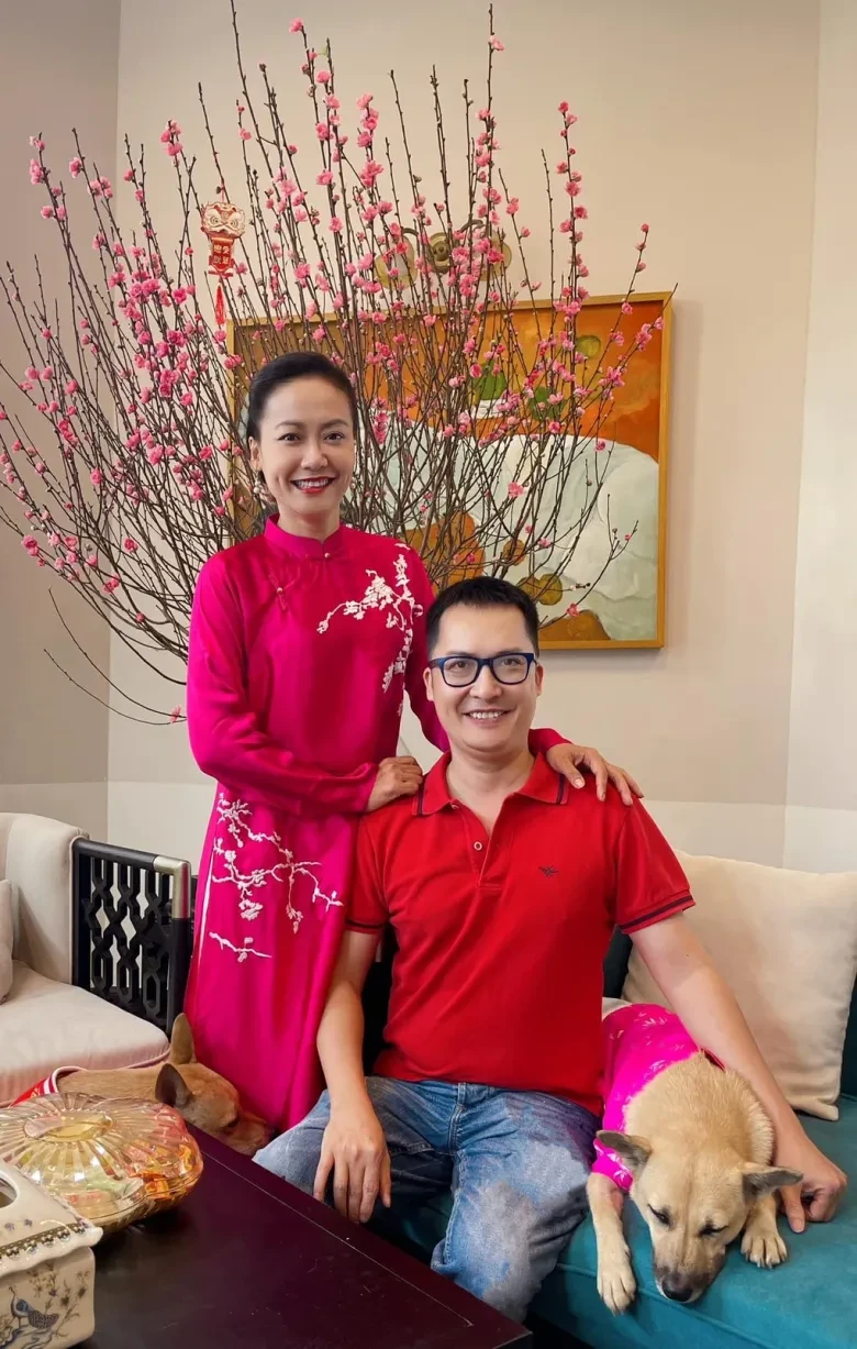 Nữ diễn viên có cuộc sống hạnh phúc bên ông xã.
