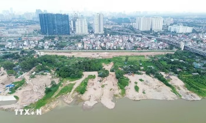 Hà Nội khởi công công viên Phú Thượng 1.700 tỷ trên trục đại lộ ven sông
