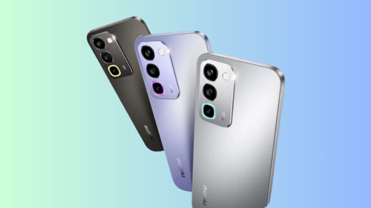 realme P4R 5G lộ diện với 3 tùy chọn màu sắc Titanium Glare, Silver Glare và Lavender Glare