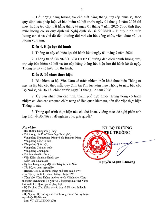 QUY ĐỊNH MỚI về cách tính lương hưu, trợ cấp bảo hiểm xã hội, trợ cấp hằng tháng- Ảnh 3.