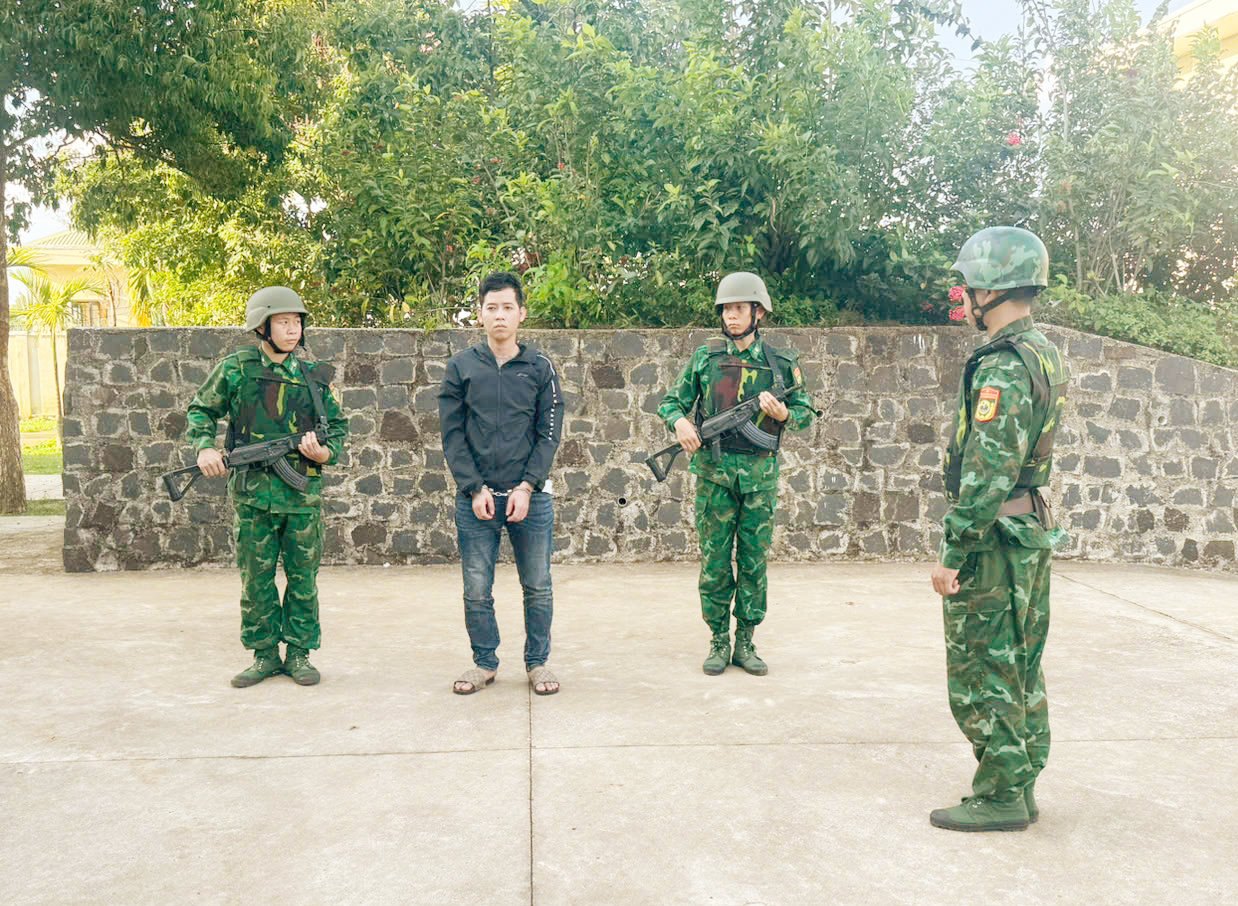Đối tượng Nguyễn Văn Tý tại Đồn Biên phòng Đắk Lao