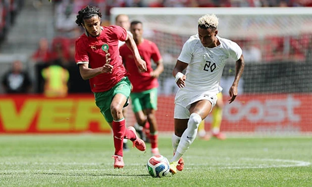 Trận giao hữu giữa Na Uy và Morocco kết thúc với tỷ số hòa 1-1.