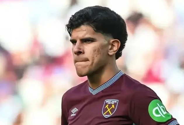 Tiền vệ Mateus Fernandes của West Ham đang trở thành mục tiêu hàng đầu của Manchester United.