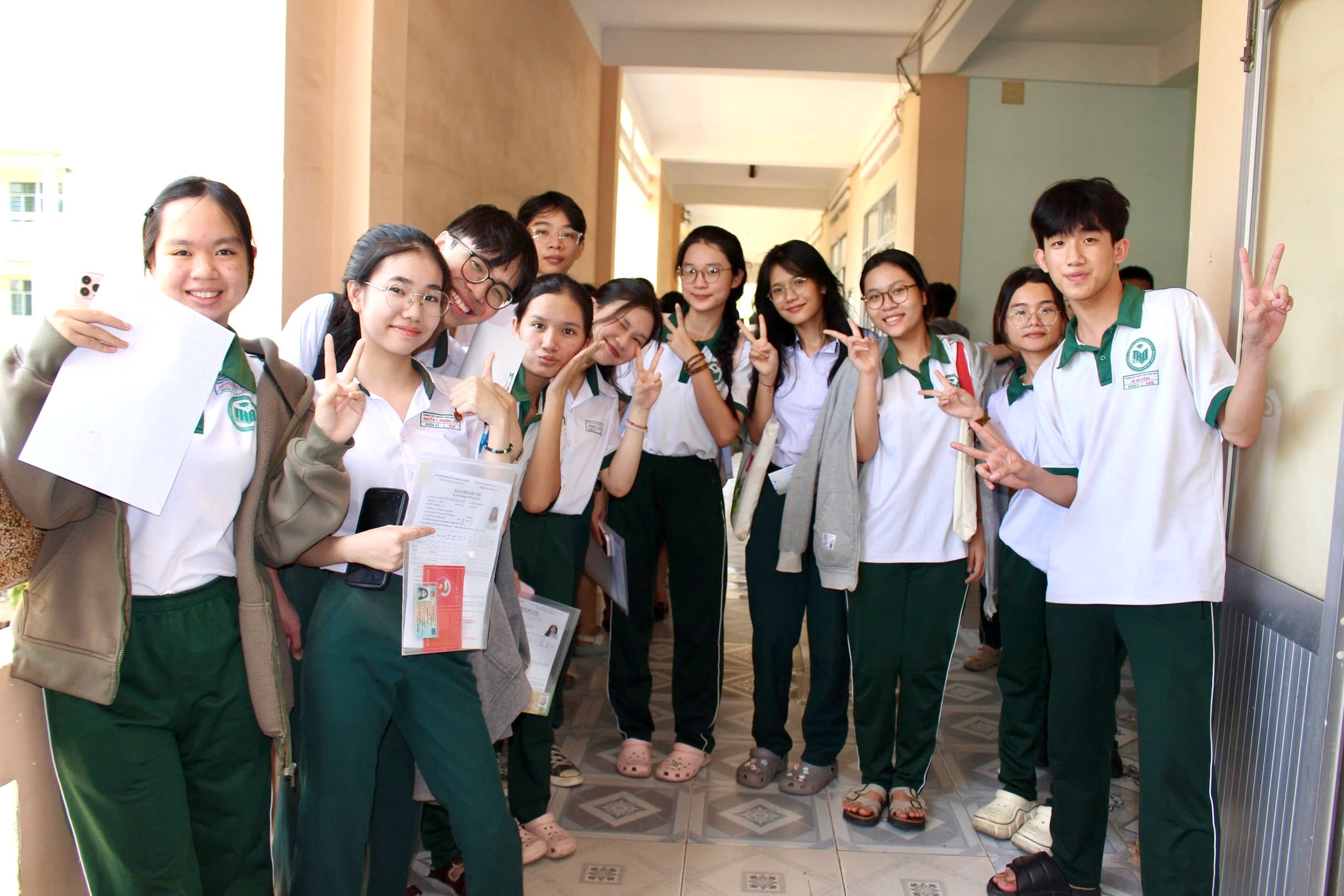 Thí sinh tự tin sẵn sàng bước vào kỳ thi