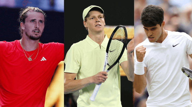 Jannik Sinner, Carlos Alcaraz và Alexander Zverev trong các cuộc so sánh của giới chuyên môn
