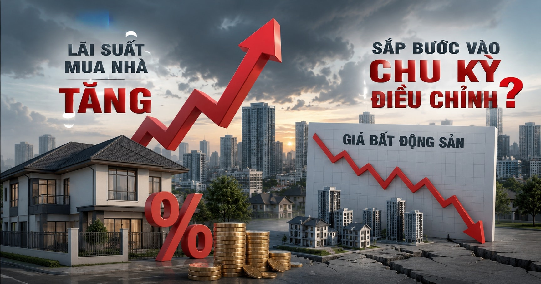Lãi suất mua nhà tăng cao ảnh hưởng đến thị trường bất động sản