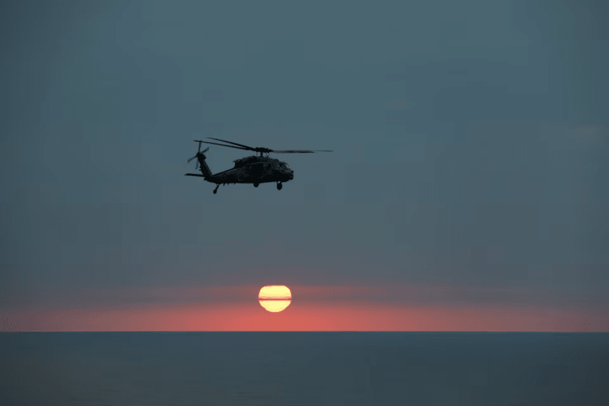 Trực thăng MH-60R Seahawk của hải quân Mỹ trong một cuộc diễn tập