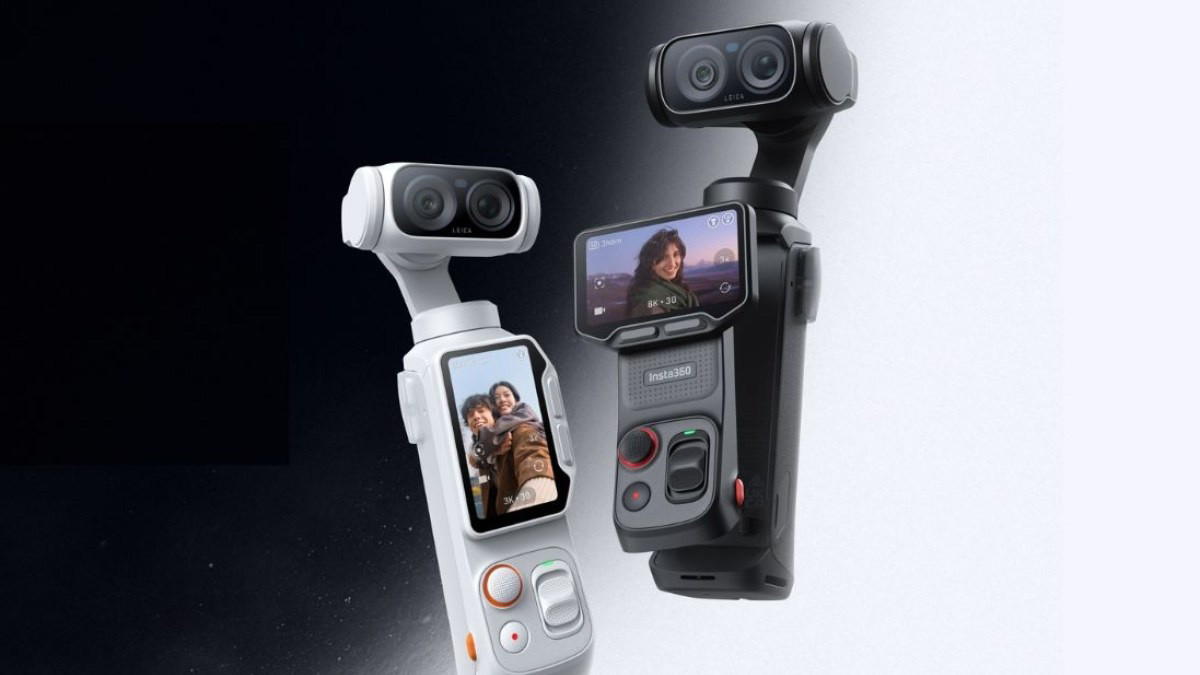Thiết kế Insta360 Luna Ultra tích hợp gimbal cầm tay hiện đại