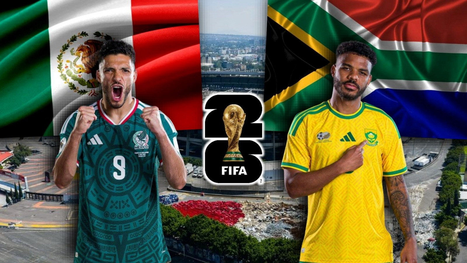 Link trực tiếp bóng đá hôm nay Mexico và Nam Phi khai màn World Cup 2026 