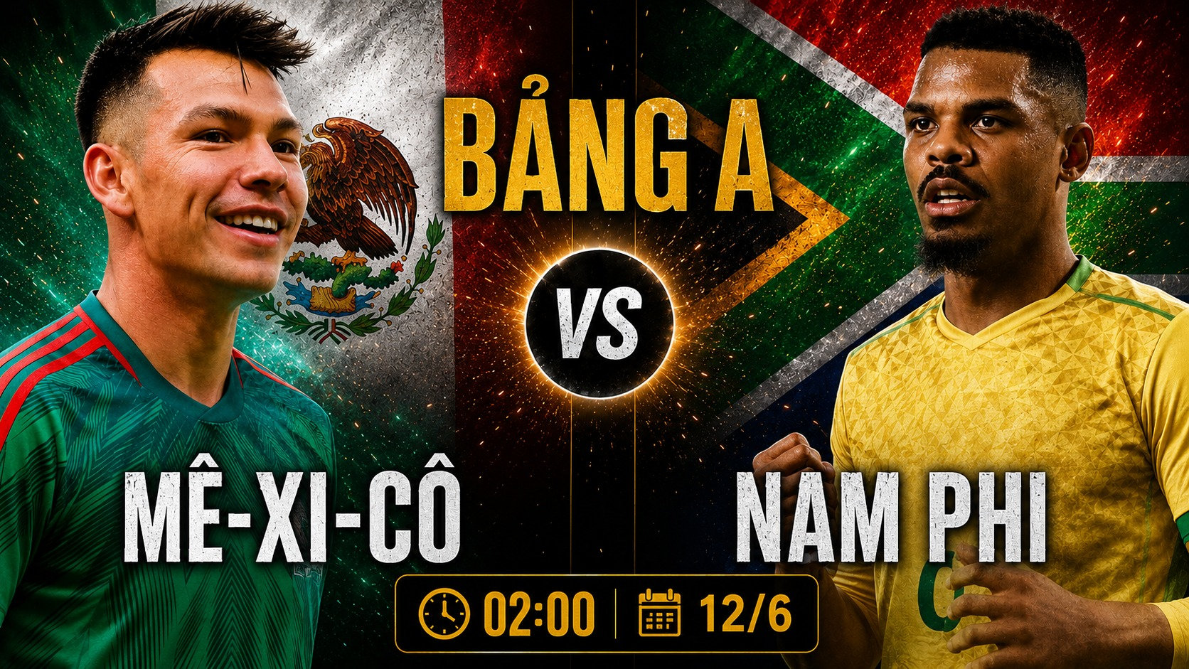Link VTVgo trực tiếp Mexico đấu với Nam Phi mở màn World Cup 2026 