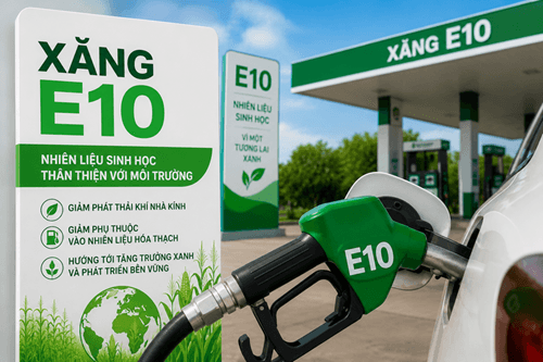 Việt Nam chính thức triển khai xăng sinh học E10 trên phạm vi toàn quốc từ ngày 1/6/2026. Ảnh minh họa