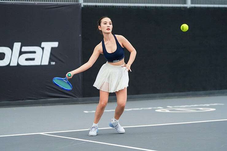 Lan Anh Đào gây chú ý ngay từ ngày đầu ra quân tại giải Babolat Open Cup 2026 tại TP.HCM.