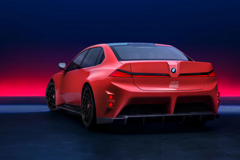 Ngoại thất mẫu xe concept BMW M Neue Klasse với thiết kế mạnh mẽ