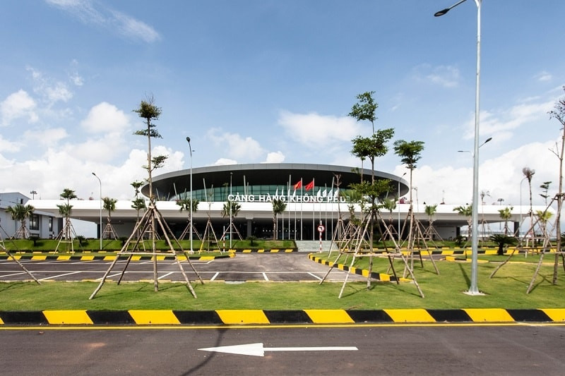 Sân bay Phù Cát nhìn từ trên cao