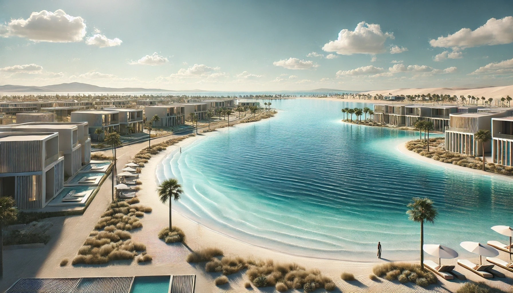 Biển hồ nhân tạo Paradise Lagoon tại khu đô thị lấn biển Cần Giờ quy mô 443ha