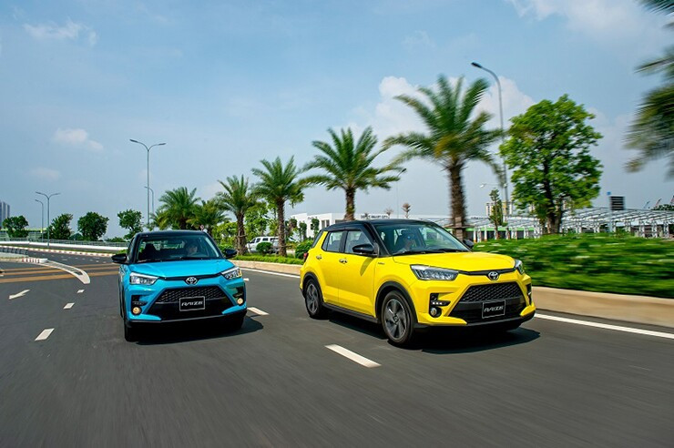 Bảng giá lăn bánh tham khảo xe Toyota Raize 2026