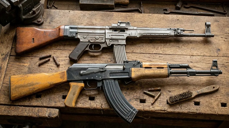 So sánh súng trường AK-47 và StG-44