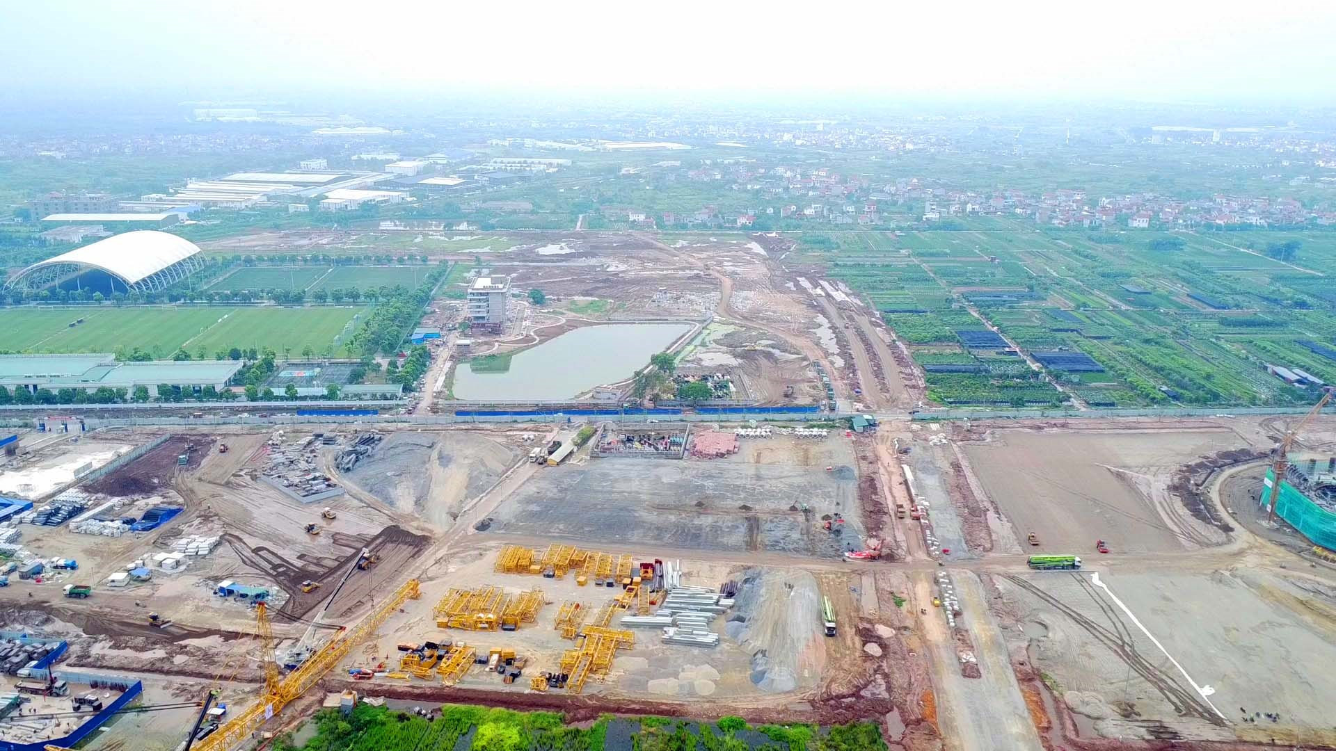 Các hạng mục phụ trợ tại Trung tâm đào tạo bóng đá PVF